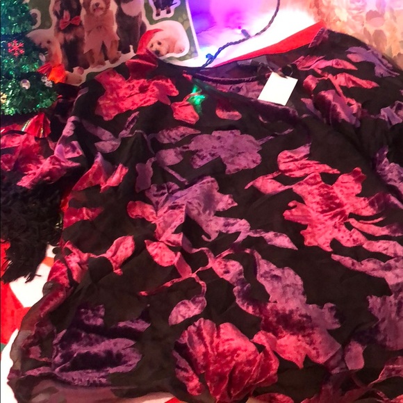 I Jeans by Buffalo black top with velvet.NWTSizePS - Picture 6 of 8